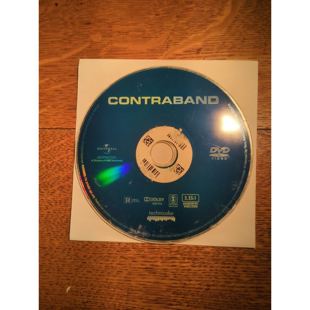 Contraband, 2012, dvd, used, disc only